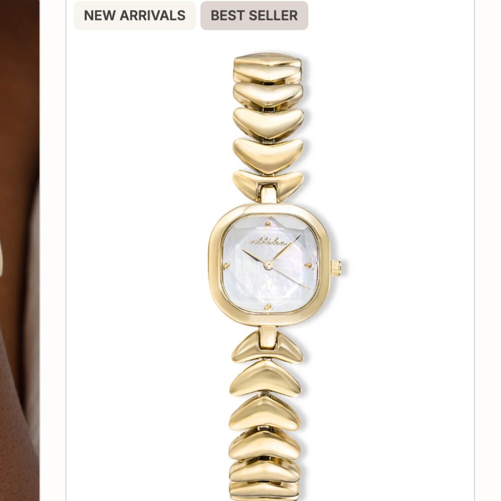 Ettika - Metal Moderna Bracelet Watch in Gold - Picture 2 of 7